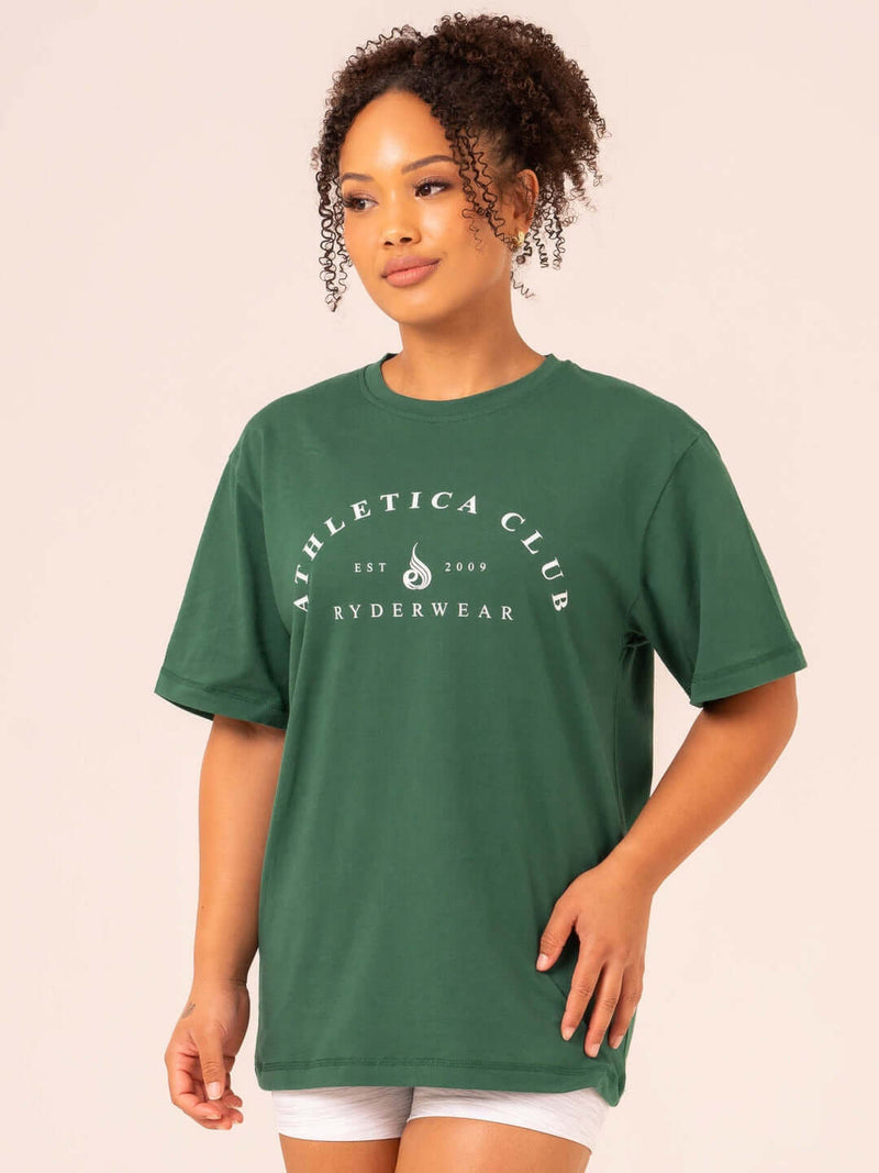 TEMPO OVERSIZED T-SHIRT - College Green