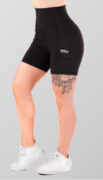 TMJ Apparel Rata Bike Shorts - BLACK